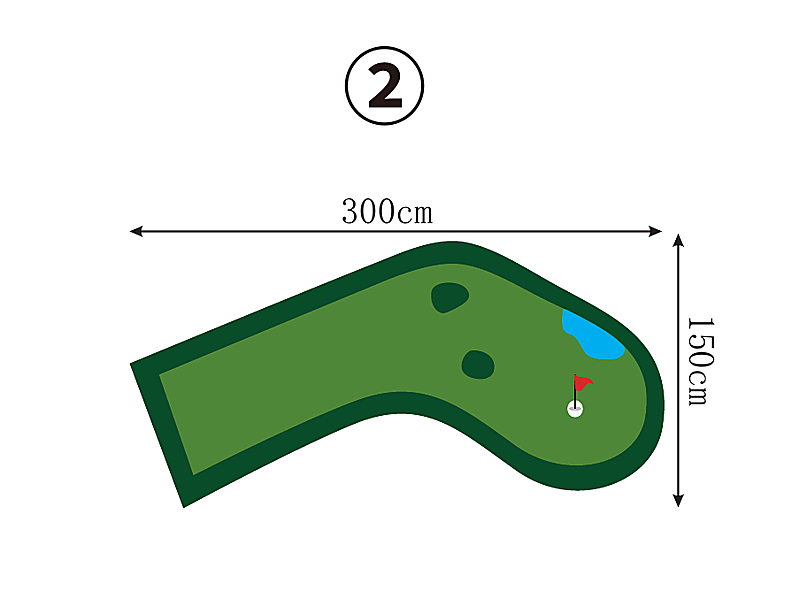 Compact Custom Putting Green - Series 1.2