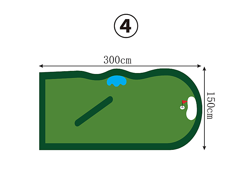 Compact Custom Putting Green - Series 1.4