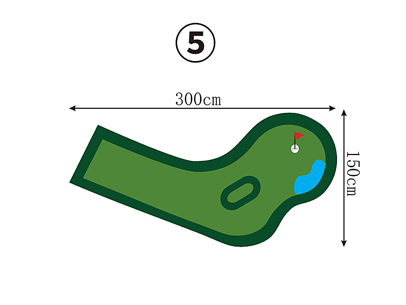 Compact Custom Putting Green - Series 1.5