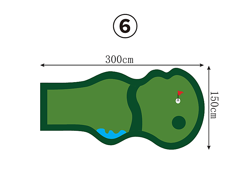 Compact Custom Putting Green - Series 1.6