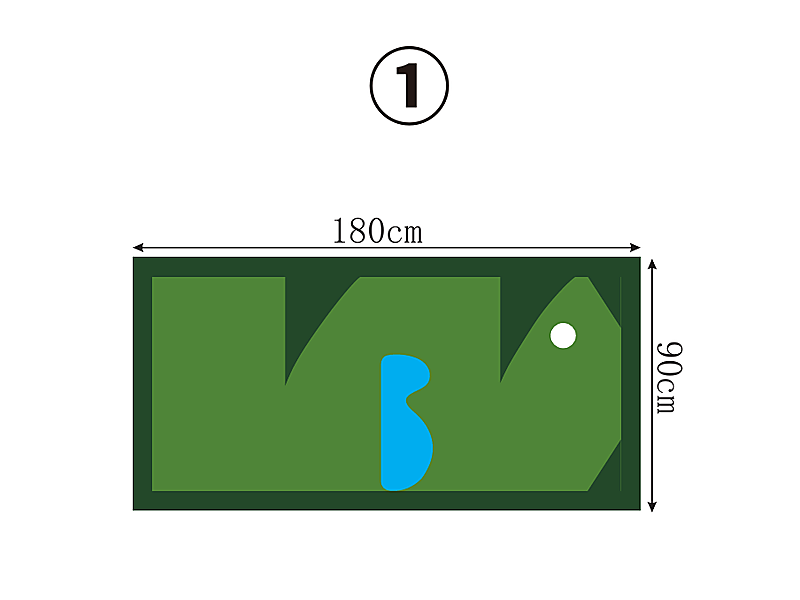 Compact Custom Putting Green - Series 2.1