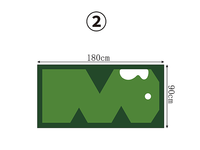Compact Custom Putting Green - Series 2.2