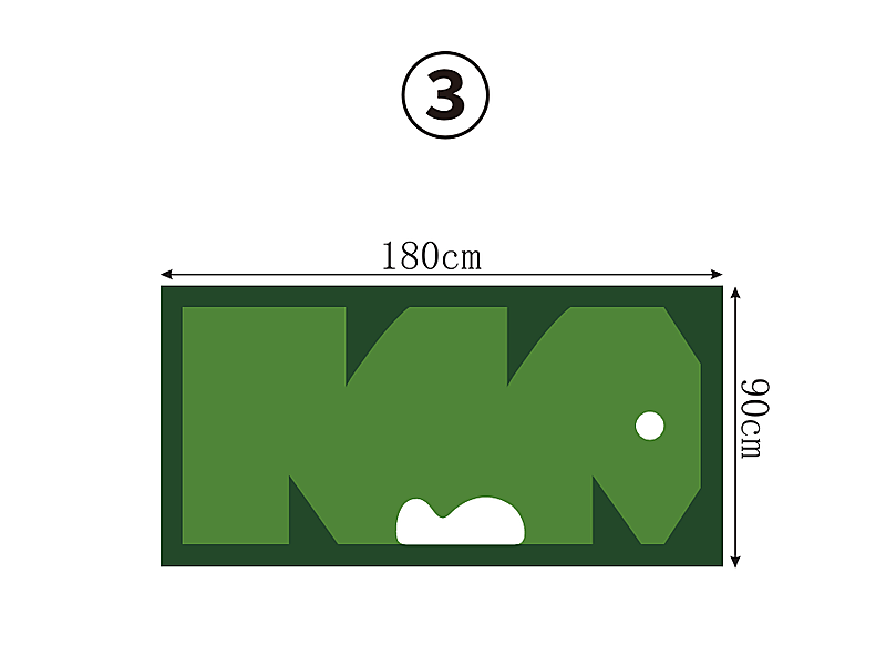 Compact Custom Putting Green - Series 2.3