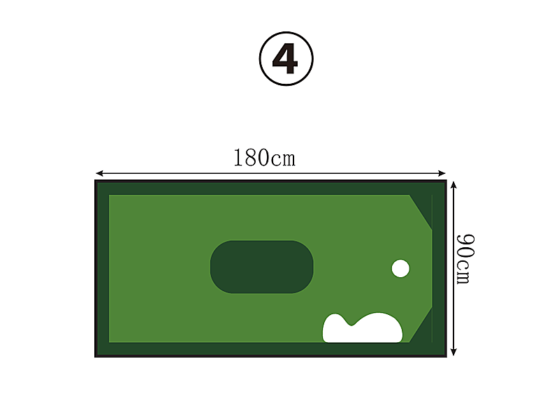 Compact Custom Putting Green - Series 2.4