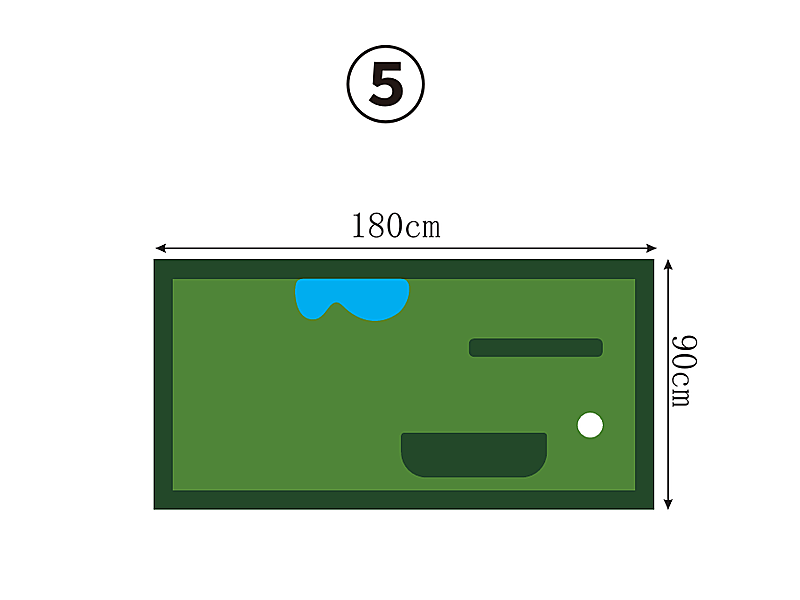 Compact Custom Putting Green - Series 2.5