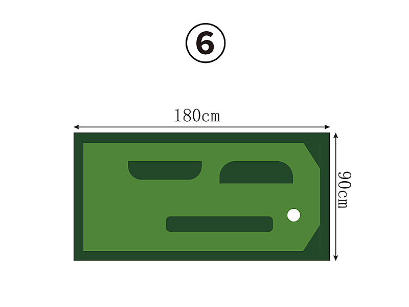 Compact Custom Putting Green - Series 2.6
