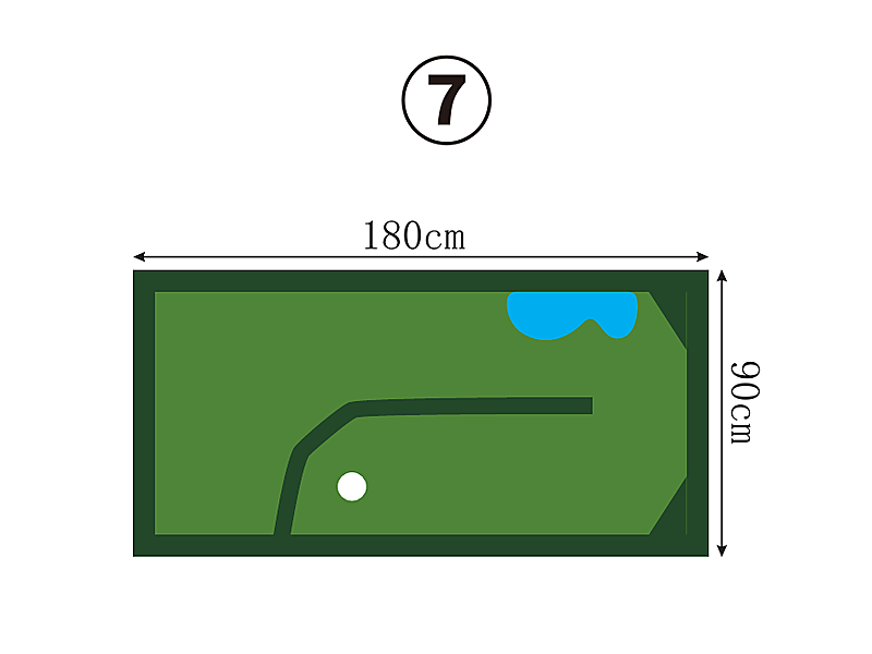 Compact Custom Putting Green - Series 2.7