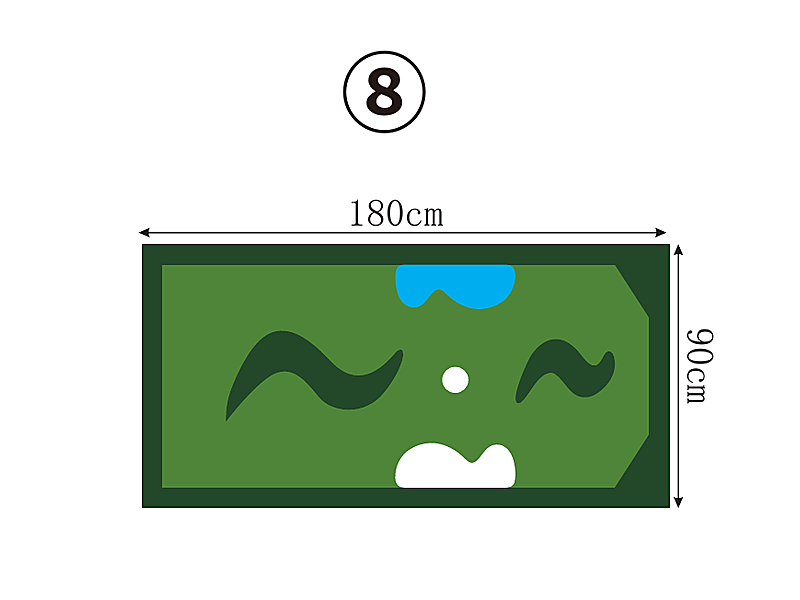 Compact Custom Putting Green - Series 2.8