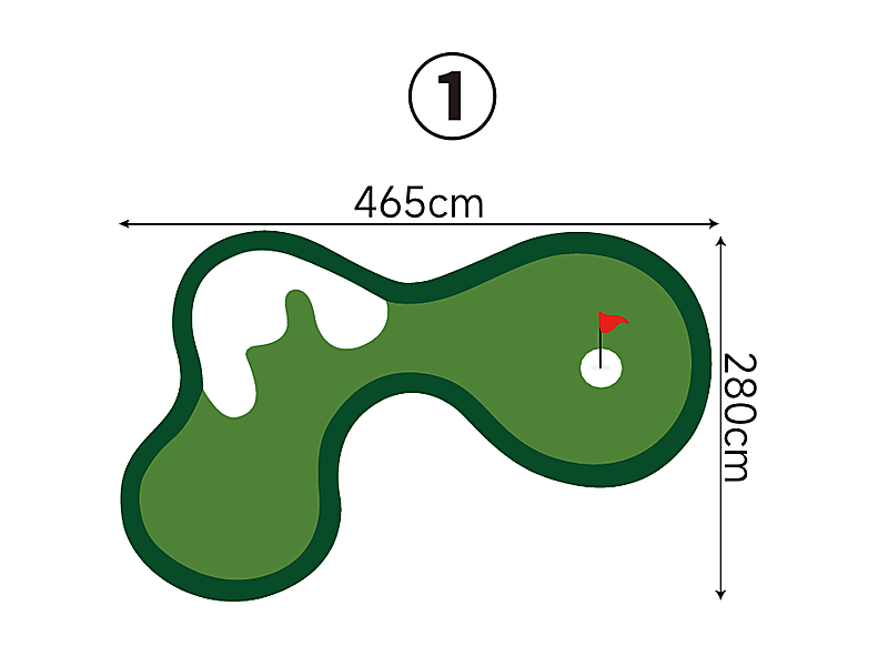 Large Custom Putting Greens product assortment