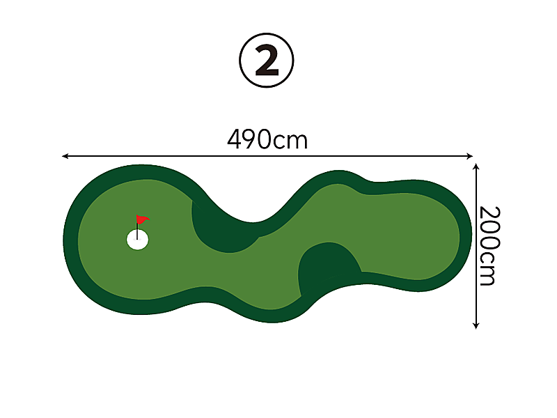 Large Custom Putting Green - Series 1.2