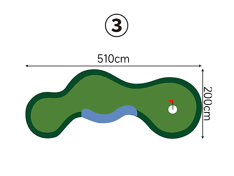 Large Custom Putting Green - Series 1.3