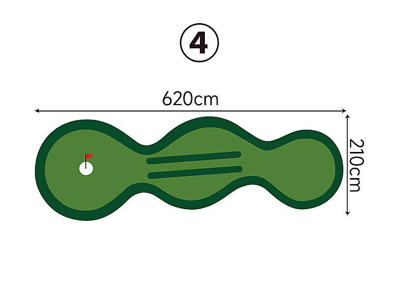 Large Custom Putting Green - Series 1.4