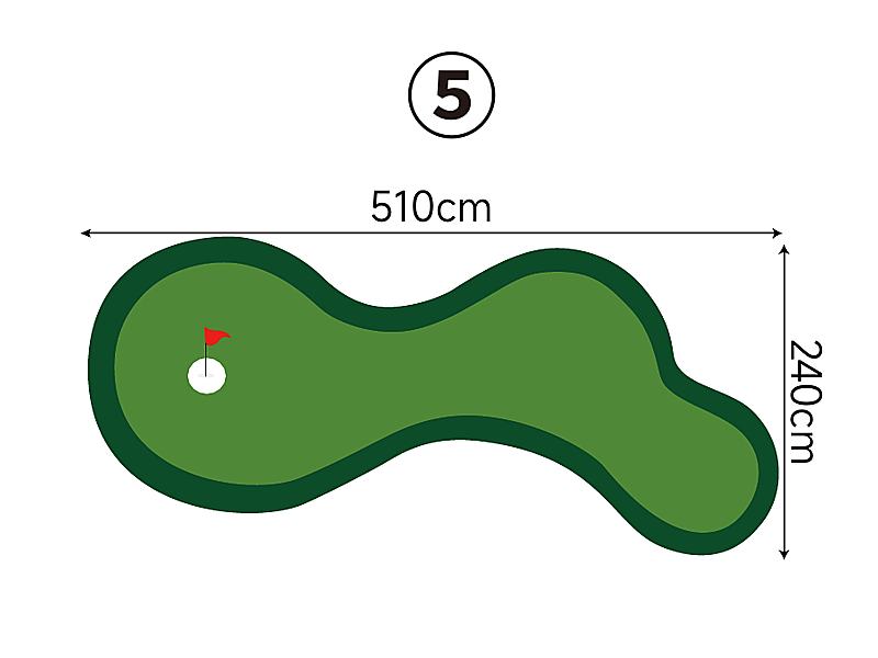 Large Custom Putting Green - Series 1.5