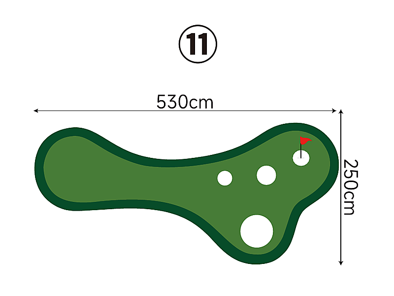 Large Custom Putting Green - Series 1.11