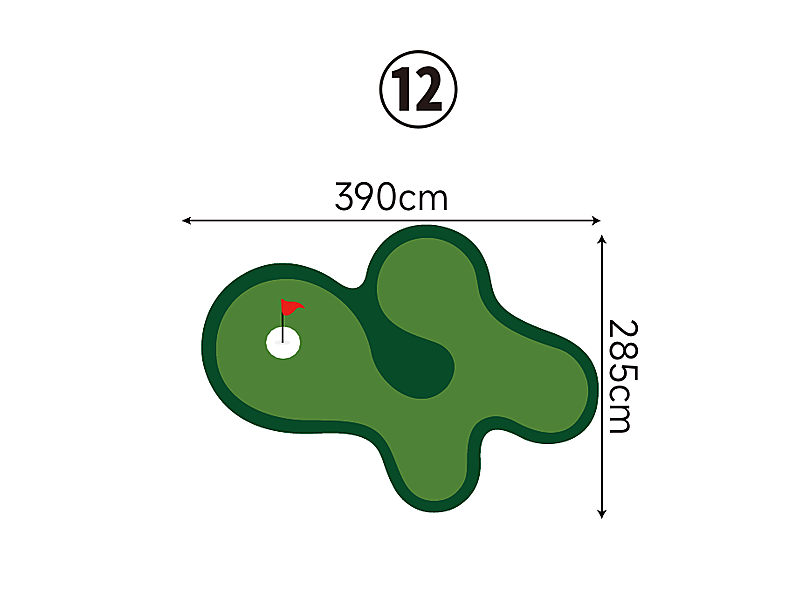 Large Custom Putting Green - Series 1.12