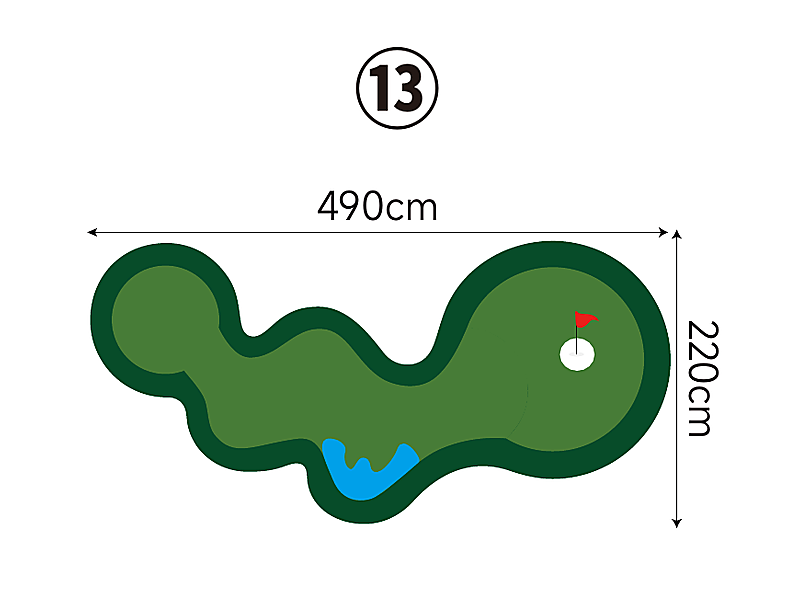 Large Custom Putting Green - Series 1.13