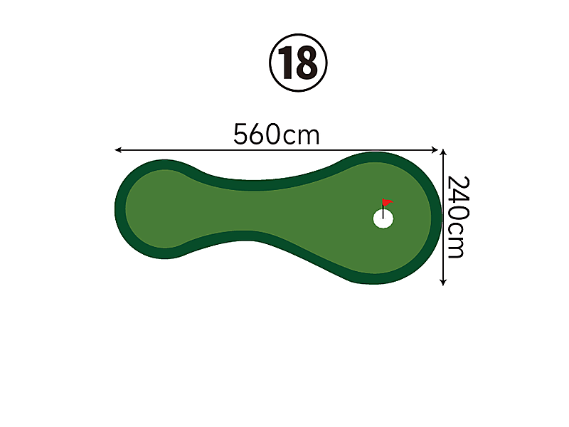 Large Custom Putting Green - Series 1.18