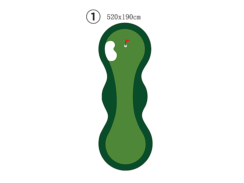 Large Custom Putting Green - Series 2.1
