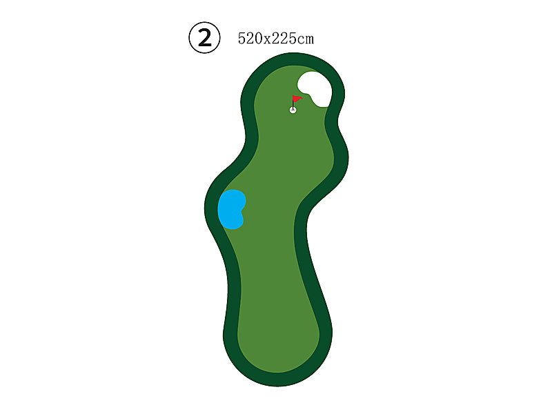 Large Custom Putting Green - Series 2.2