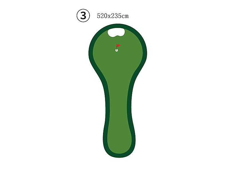 Large Custom Putting Green - Series 2.3