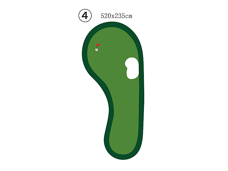 Large Custom Putting Green - Series 2.4