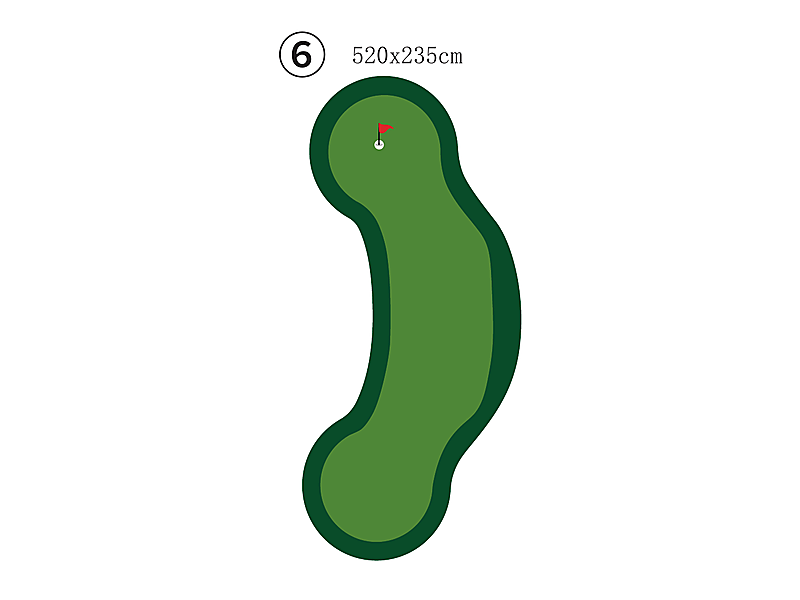 Large Custom Putting Green - Series 2.6