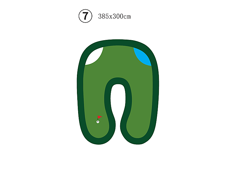 Large Custom Putting Green - Series 2.7