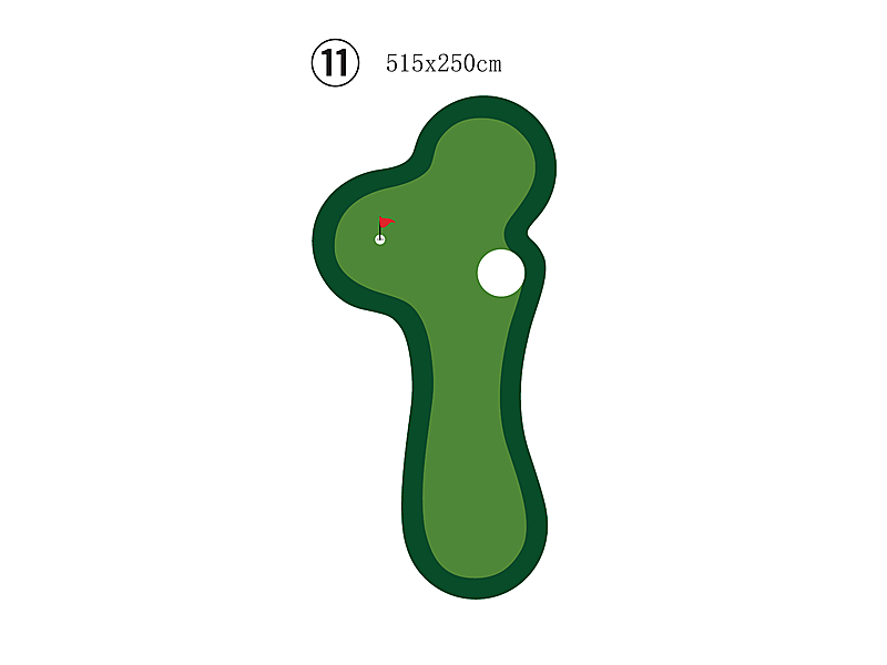 Large Custom Putting Green - Series 2.11