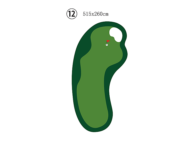 Large Custom Putting Green - Series 2.12