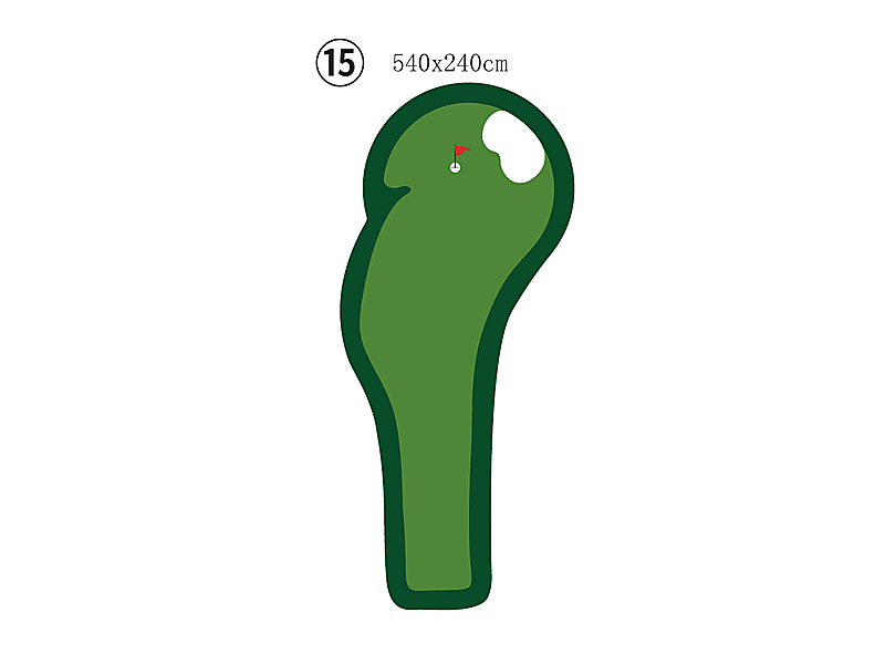 Large Custom Putting Green - Series 2.15