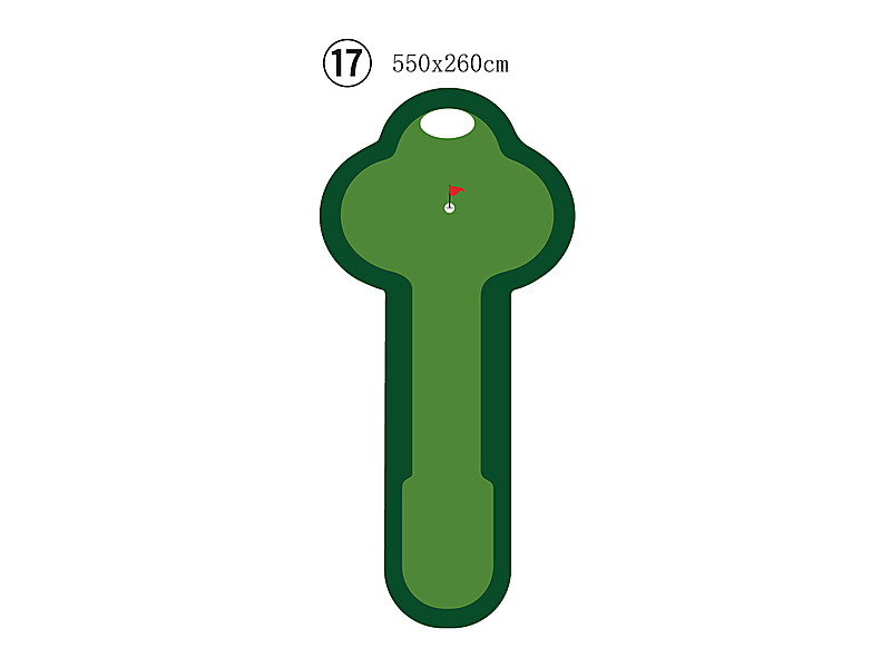 Large Custom Putting Green - Series 2.17