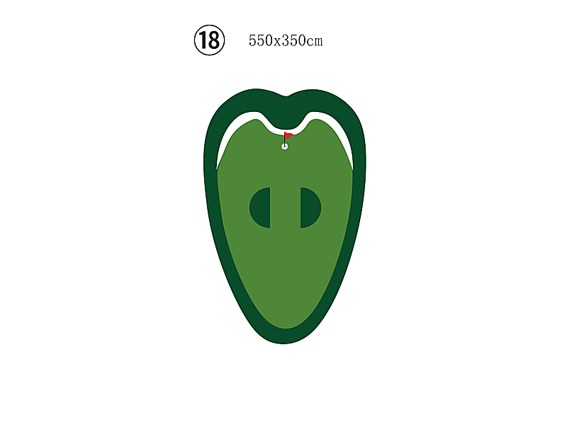 Large Custom Putting Green - Series 2.18