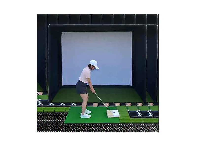 Simulator Enclosure with Side Net