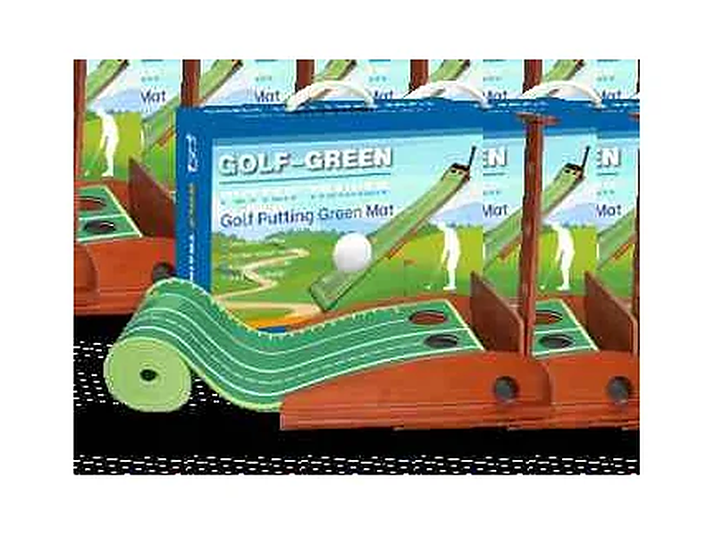 Roll-Out Golf Putting Mat
