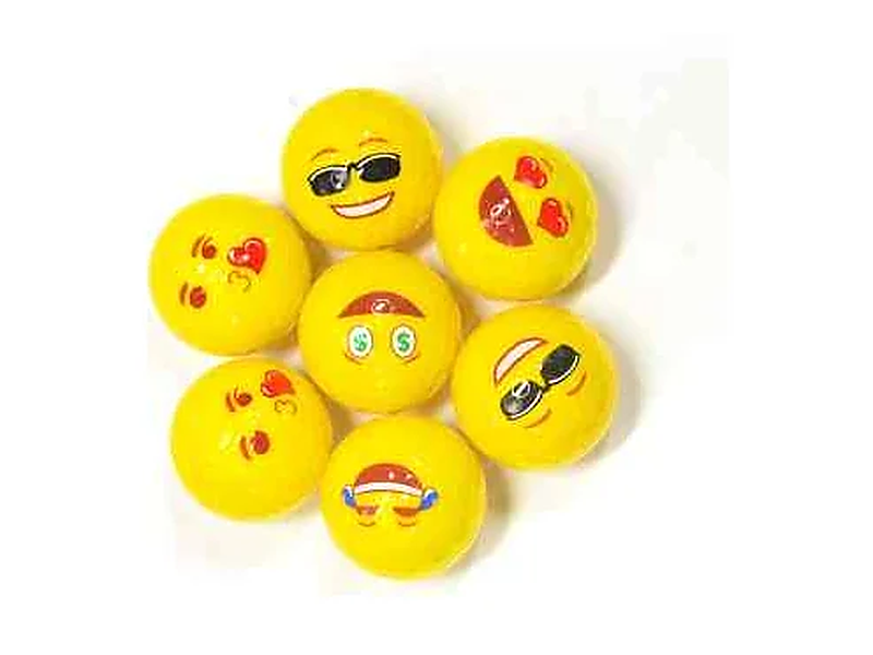 Printed Emoji Golf Ball
