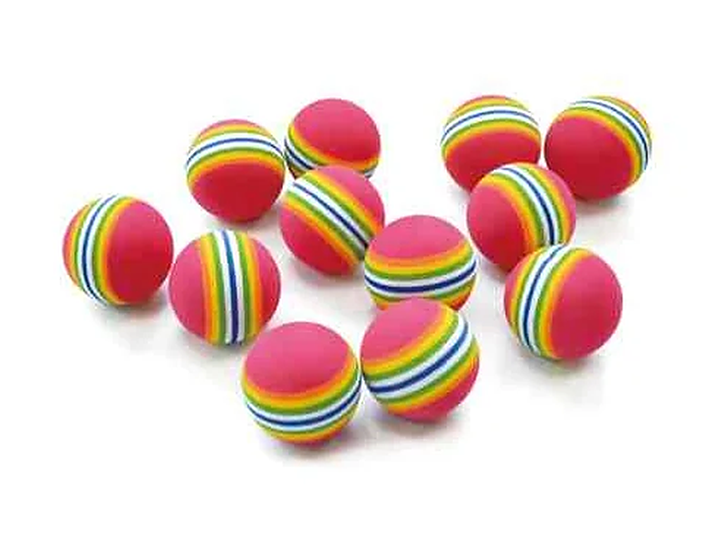 Striped Foam Golf Ball