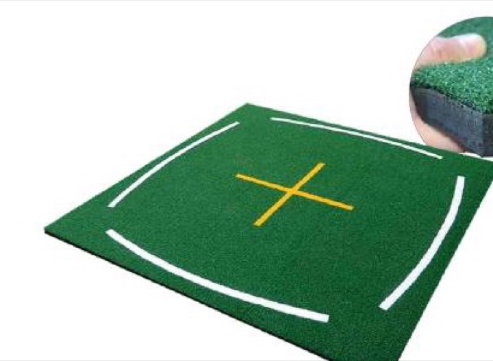 Commercial square golf driving range mat